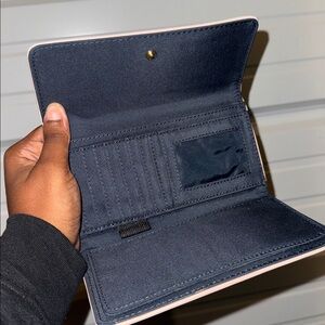 Tommy Hilfiger Black and Pink Wallet